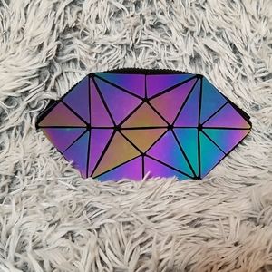 Hot One Holographic Clutch